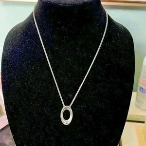 Skagen approx 19.5 inch stainless steel necklace .  Like new condition